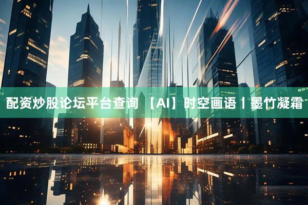 配资炒股论坛平台查询 【AI】时空画语丨墨竹凝霜