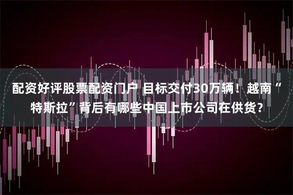 配资好评股票配资门户 目标交付30万辆！越南“特斯拉”背后有哪些中国上市公司在供货？